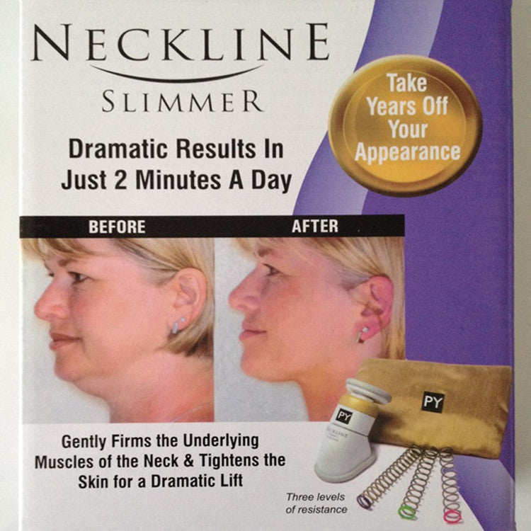 Neckline slimmer chin massager