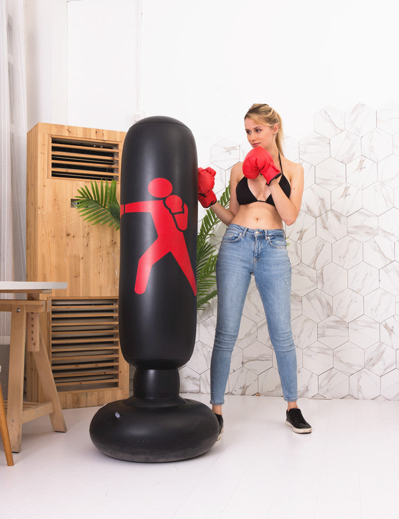 PVC thickened fitness inflatable boxing column tumbler fighting column vent toy decompress 1.6 meters high