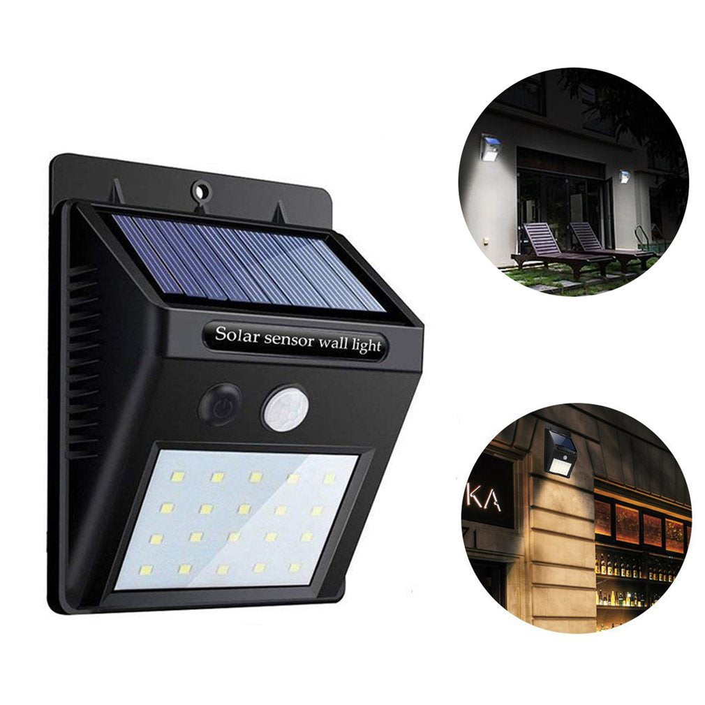 Solar outdoor Waterproof Wall Light