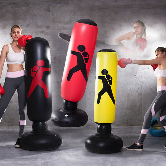 PVC thickened fitness inflatable boxing column tumbler fighting column vent toy decompress 1.6 meters high