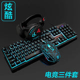 -piece suit usb desktop wired luminous keyboard