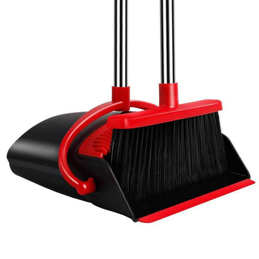 Multifunctional broom and dustpan set combination plastic soft hair broom household lazy broom cleaning tool customization