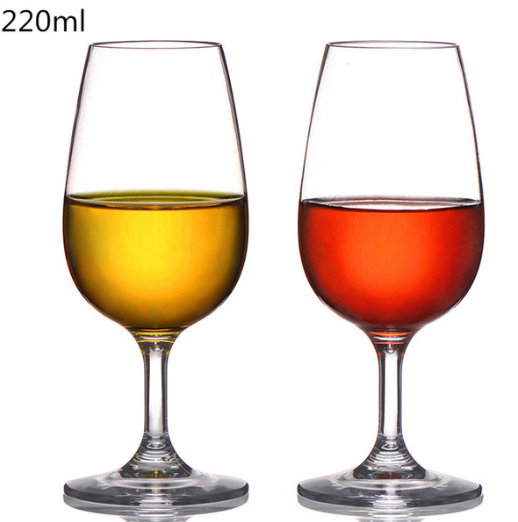 wineware transparent red wine glass Tritan material drop resistant plastic goblet wine glass can be customized
