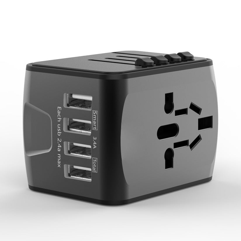 Travel Charger Multi-function USB Charging Stand Converter 4 USB