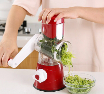 Manual Vegetable Cutter Slicer Kitchen Tools Multi-functional Round Mandoline Slicer Potato Cheese Kitchen Gadgets