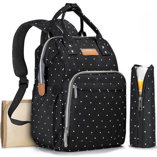 Chic Polka-Dotted Backpack