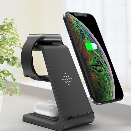 Apple 3-in-1 bracket mobile phone wireless charger for