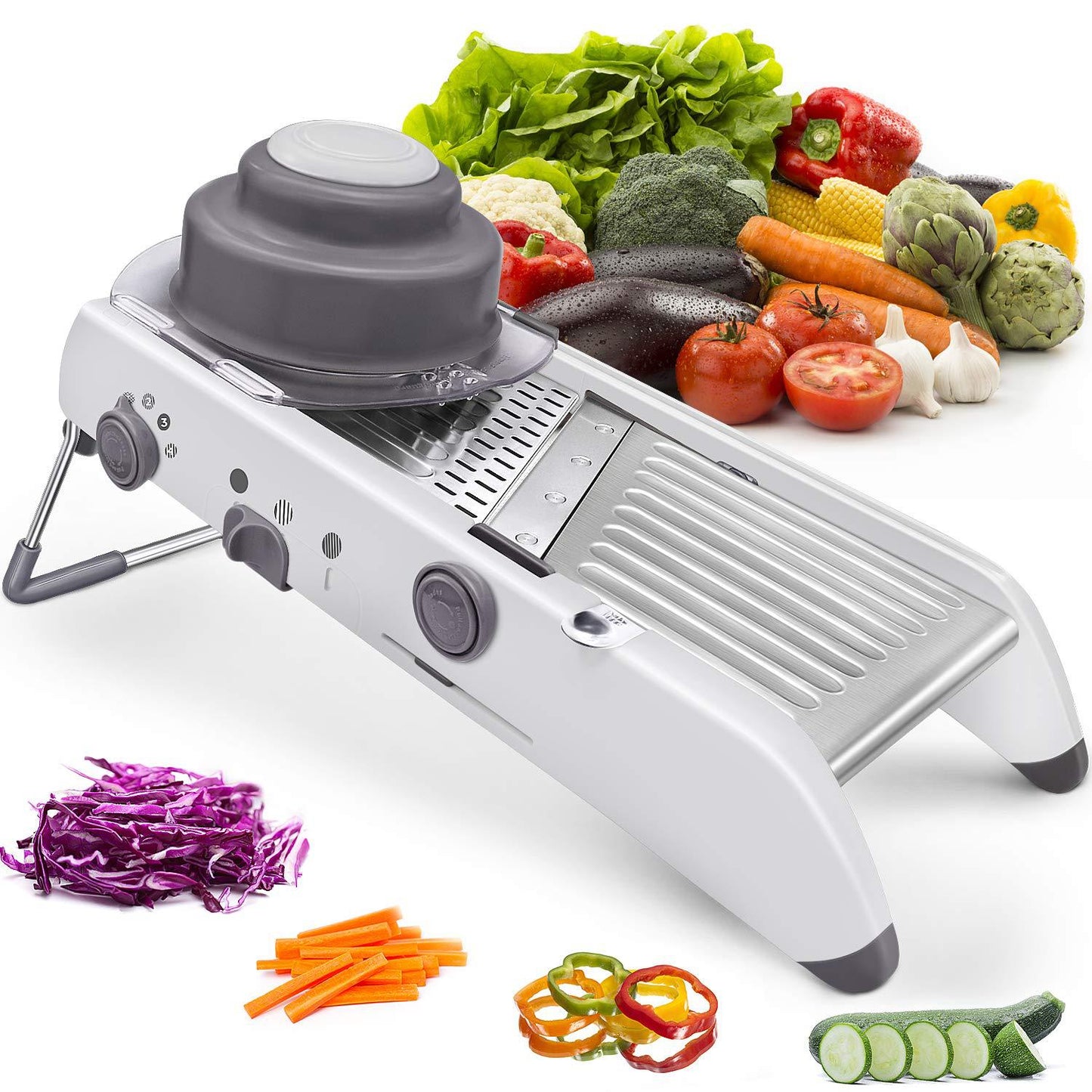 household multi-function vegetable cutter shredder grater stainless steel slicer kitchen potato cutting