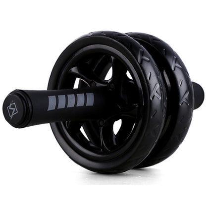 New mute two-wheeled healthy abdomen wheel exercise abdomen roller abdomen giant wheel fitness equipment abdominal muscle wheel cross-border exclusively for