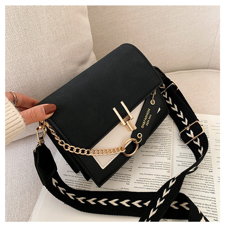 shoulder messenger fashion frosted small square bag