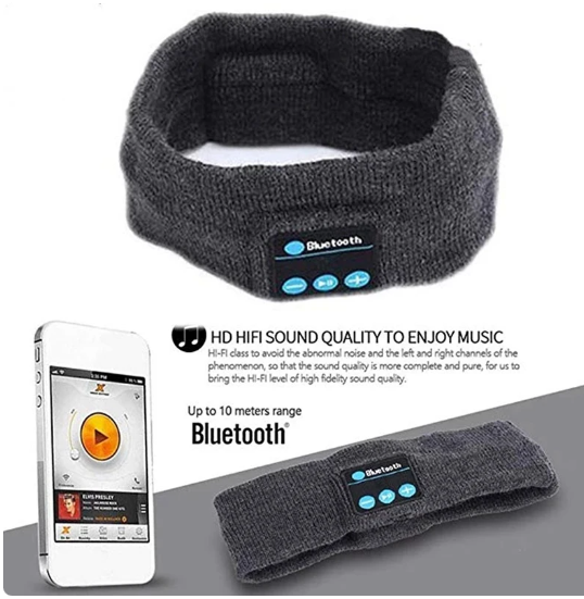 Bluetooth music headband headphones turban sports listening song call headband