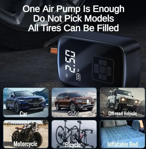 Car wireless air pump