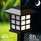 Solar outdoor LED lawn light small house light mini solar light small palace light courtyard atmosphere garden light