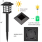 Solar outdoor LED lawn light small house light mini solar light small palace light courtyard atmosphere garden light