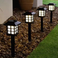 Solar outdoor LED lawn light small house light mini solar light small palace light courtyard atmosphere garden light