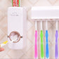 bathroom accessories set toothbrush holder automatic toothpaste