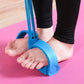 4 tube fitness elastic pull rope foot pedal body slim yoga resistance