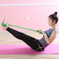 4 tube fitness elastic pull rope foot pedal body slim yoga resistance