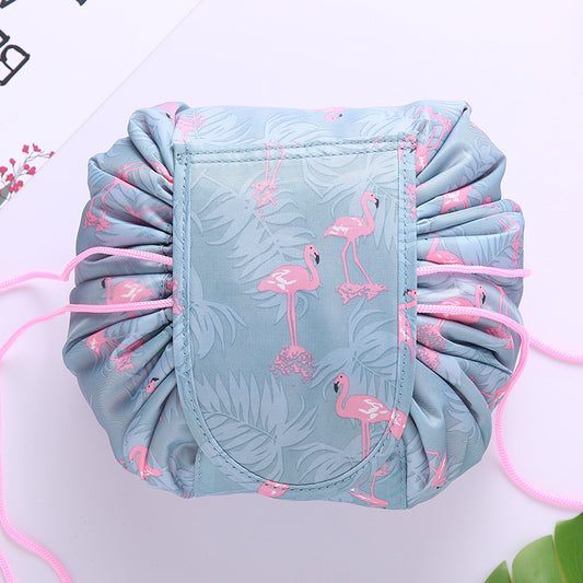 Korean lazy cosmetic bag 16 color flower type Korea VELY lazy toiletries storage bag