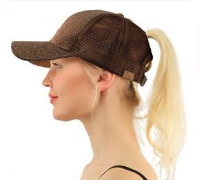 Baseball Cap Women Adjustable Snapback Hat Sequins Shine Hip Hop Caps For Women Dad Hat Summer Glitter Mesh Hats