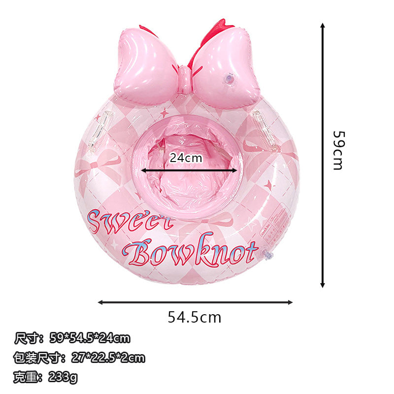 summer cartoon inflatable seat swimming ring age