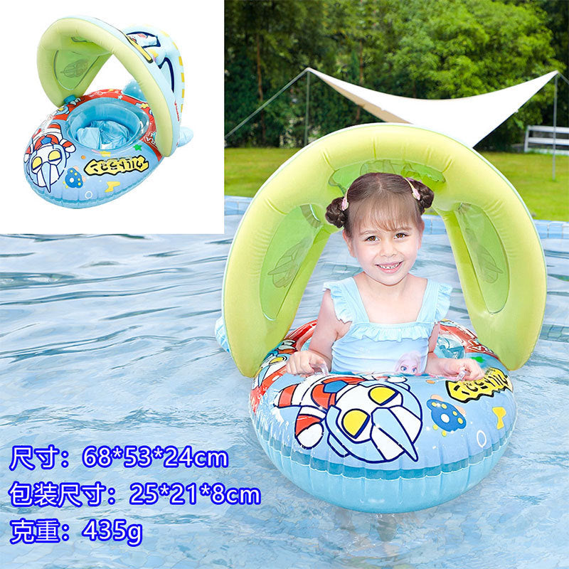 summer cartoon inflatable seat swimming ring age