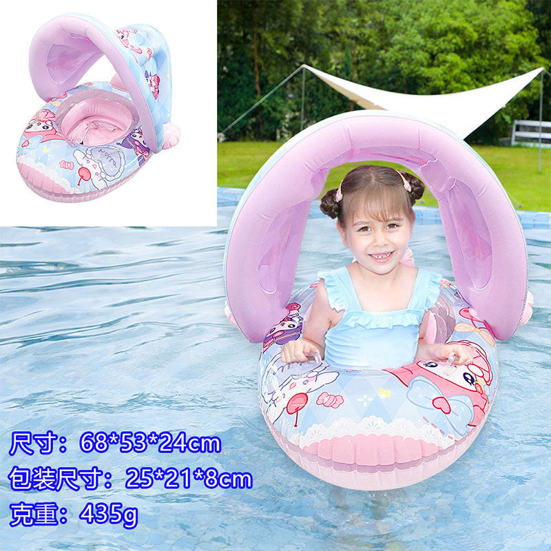 summer cartoon inflatable seat swimming ring age