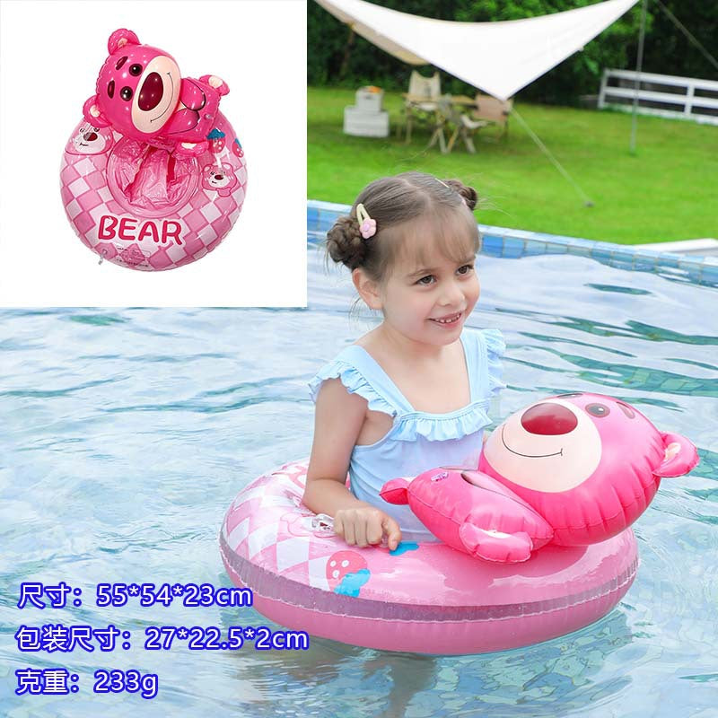 summer cartoon inflatable seat swimming ring age