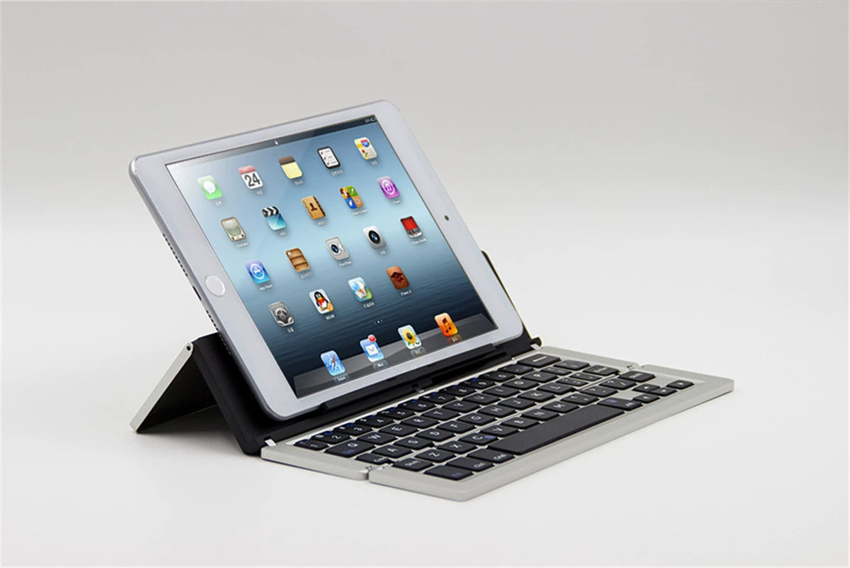 Ultra-thin folding bluetooth keyboard is suitable for Apple Android tablet mini ipad Xiaomi Huawei VIVO mobile phone universal