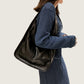 Retro textured shoulder bag, fashionable and trendy leather bag, four-season commuting tote bag, niche design, versatile women's armpit bag