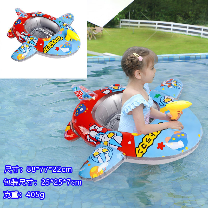 summer cartoon inflatable seat swimming ring age