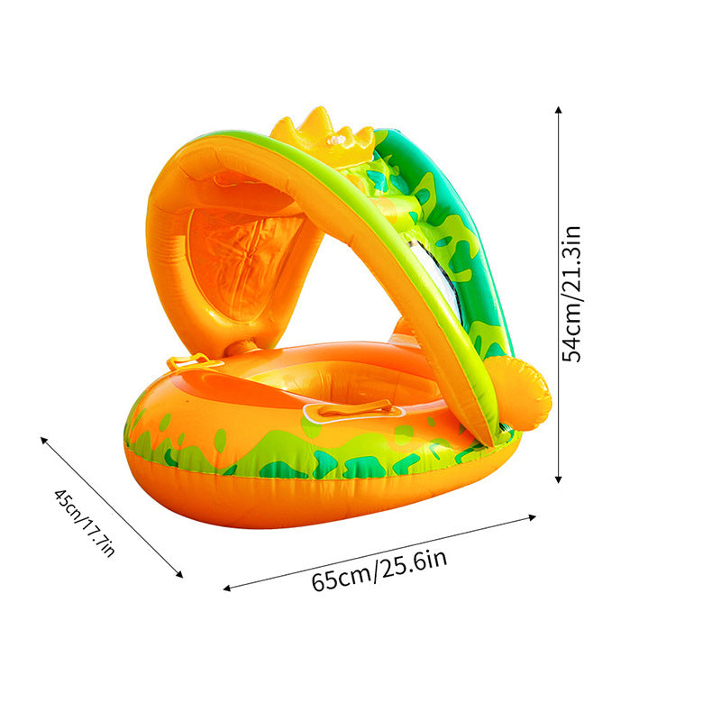 summer cartoon inflatable seat swimming ring age