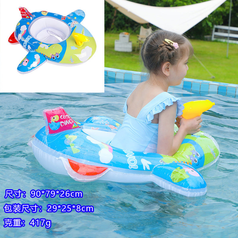 summer cartoon inflatable seat swimming ring age