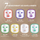 silicone mask beauty instrument led colorful light mask facial care ip