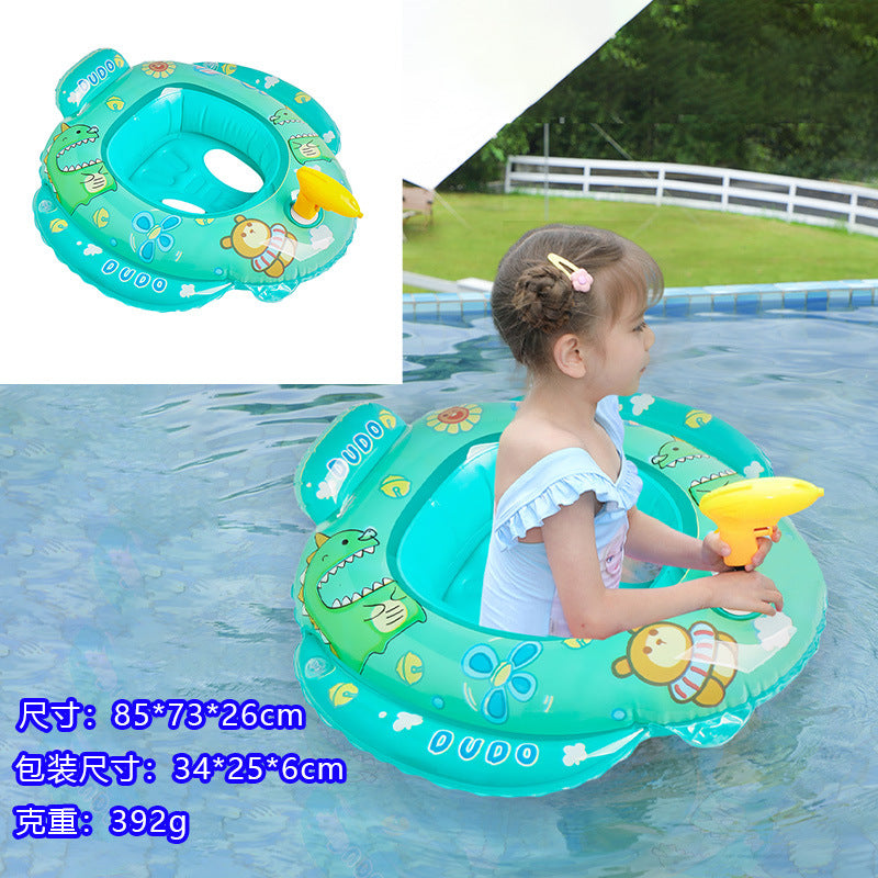 summer cartoon inflatable seat swimming ring age