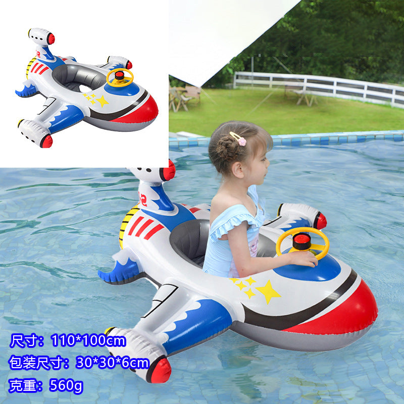 summer cartoon inflatable seat swimming ring age