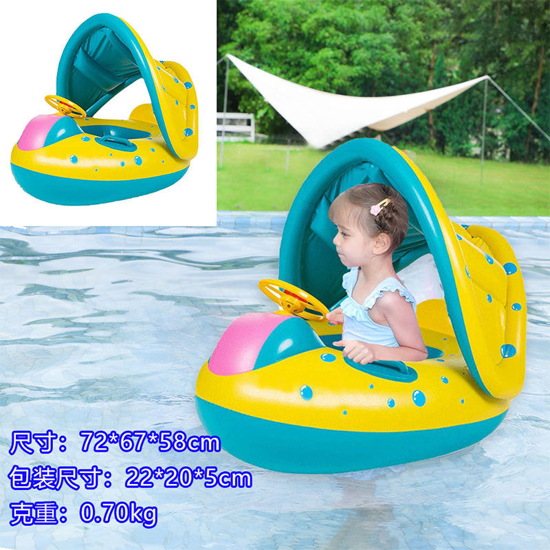 summer cartoon inflatable seat swimming ring age