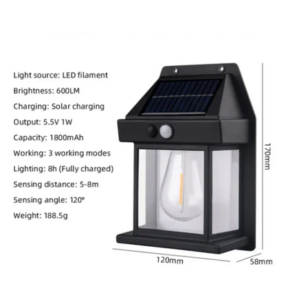 Outdoor Solar Wall Lamp