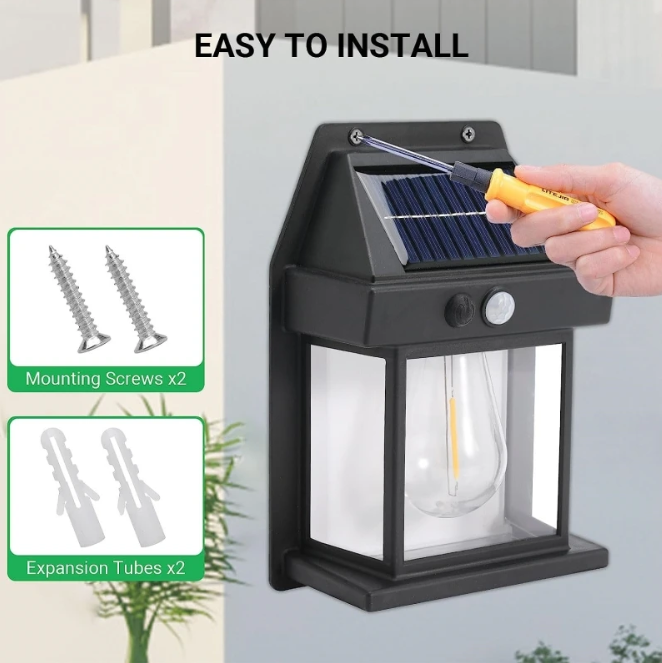 Outdoor Solar Wall Lamp